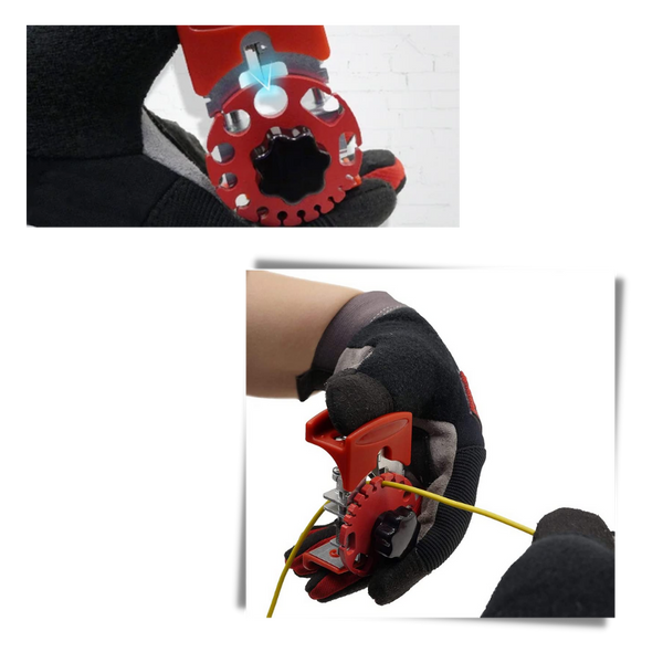 All Purpose Handheld Wire Stripper With Safe Efficient Blades