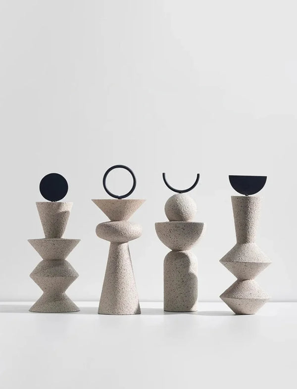 Sun Tribute Sandstone Statue