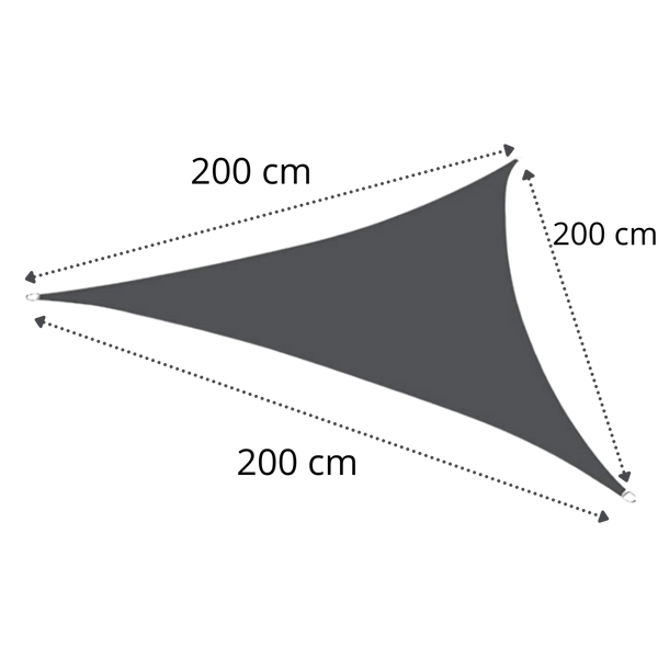 Premium Waterproof Triangle Shade Sail For Outdoor Patios