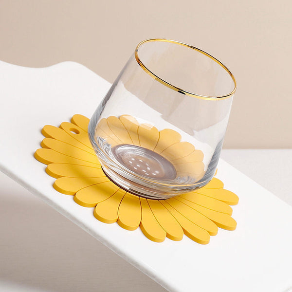 Sunflower Shape Coffee Coaster