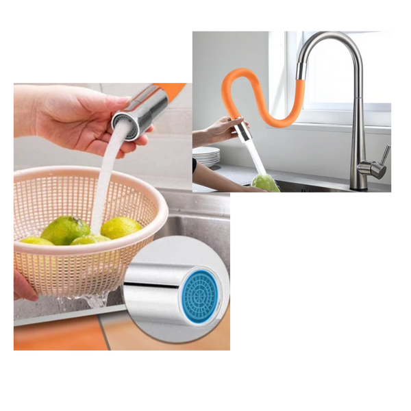 Extendable Faucet Hose For Precise Water Targeting And Reach