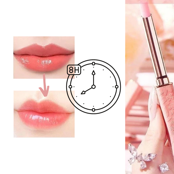Temperature Activated Hydrating Lipstick Featuring Color Changing Shine