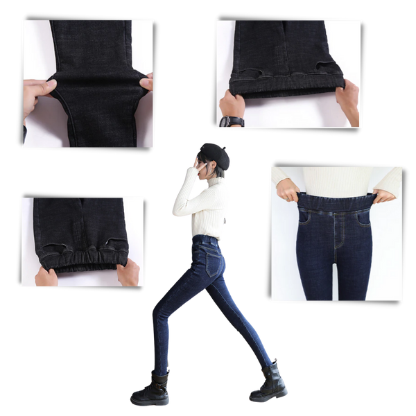 Women's Thermal Fleece-Lined Jeggings With Cozy All-Day Warmth