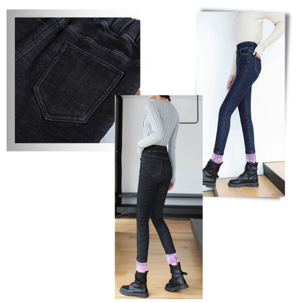 Women's Thermal Fleece-Lined Jeggings With Cozy All-Day Warmth