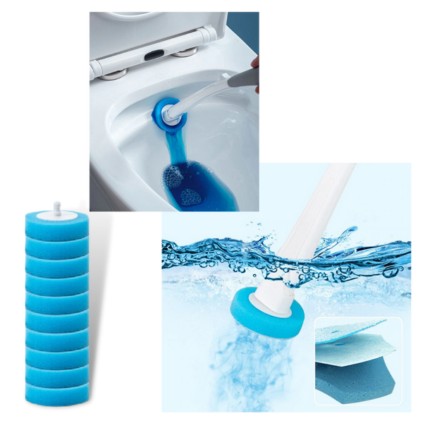 Premium Disposable Toilet Brush With Ergonomic Grip For Odor Control