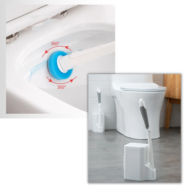 Premium Disposable Toilet Brush With Ergonomic Grip For Odor Control