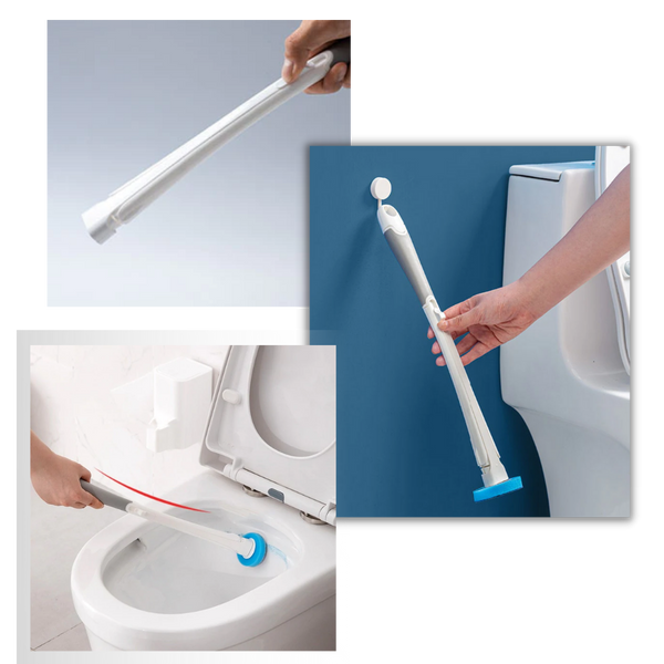 Premium Disposable Toilet Brush With Ergonomic Grip For Odor Control
