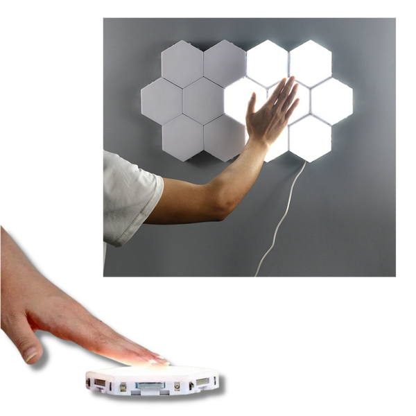Modular Touch LED Panel Lights Three Pack Dimmable Brightness