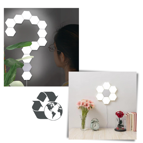 Modular Touch LED Panel Lights Three Pack Dimmable Brightness