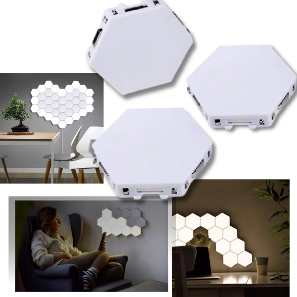 Modular Touch LED Panel Lights Three Pack Dimmable Brightness