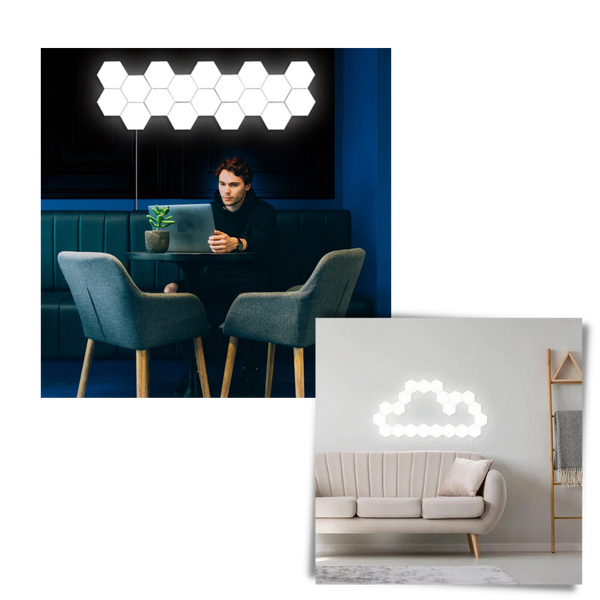 Modular Touch LED Panel Lights Three Pack Dimmable Brightness