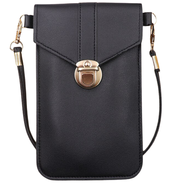 Touchscreen Phone Crossbody Bag With Secure Access And Pockets