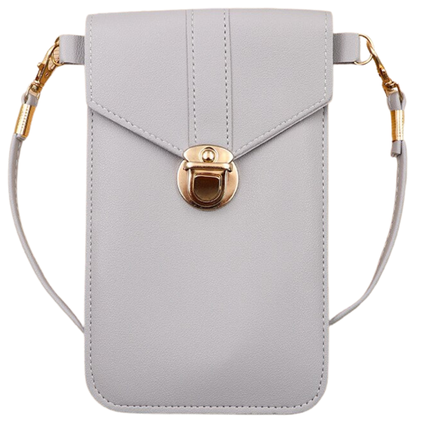 Touchscreen Phone Crossbody Bag With Secure Access And Pockets