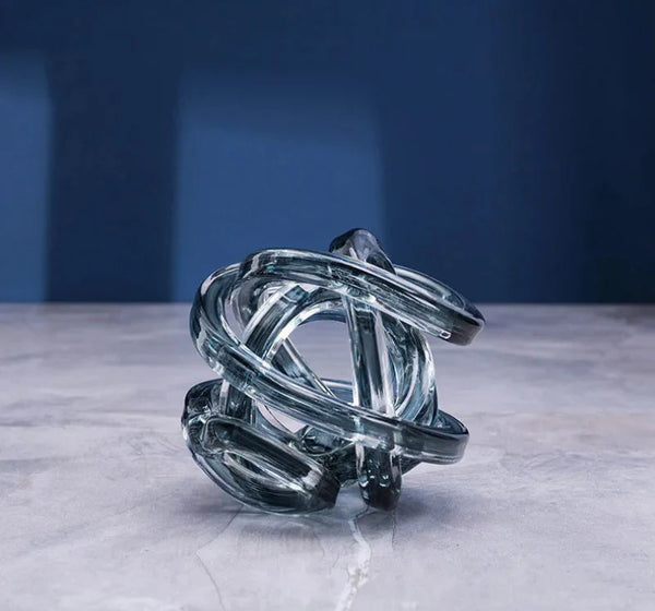 Twisted Coil Glass Sculpture