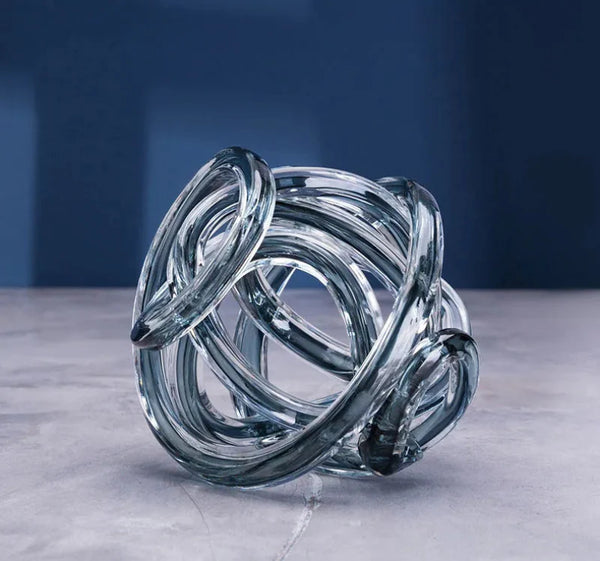 Twisted Coil Glass Sculpture