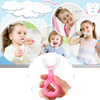 Kids U Shaped Toothbrush Set of 2 With Gentle Bristles and Soft Grips