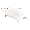 Foldable USB Gel Nail Dryer Lamp for Fast Curing Under a Minute