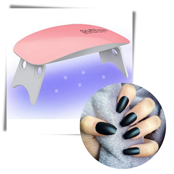 Foldable USB Gel Nail Dryer Lamp for Fast Curing Under a Minute