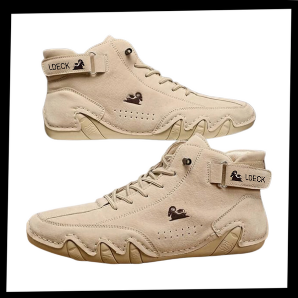 Premium Suede Sneakers With Arch Support And Lightweight Design