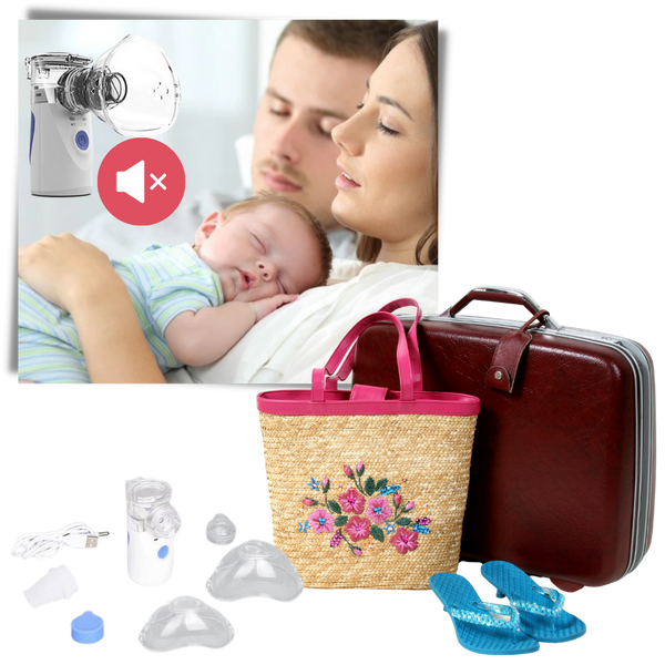 Silent Portable Ultrasonic Nebuliser For All Ages With Easy Breathing