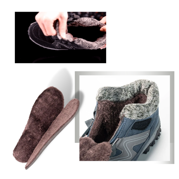 Premium Leather Winter Boots Waterproof Anti Slip With Warmth