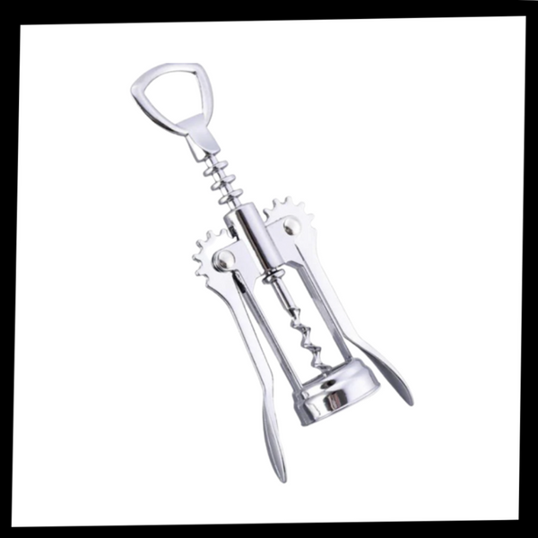Premium Dual Function Wine Bottle Opener With Easy Grip Wing Design