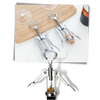 Premium Dual Function Wine Bottle Opener With Easy Grip Wing Design