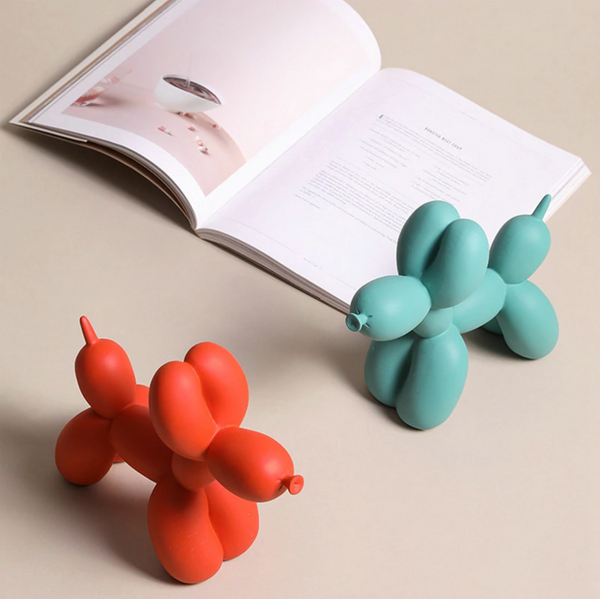 Vibrant Color Balloon Dog Sculpture