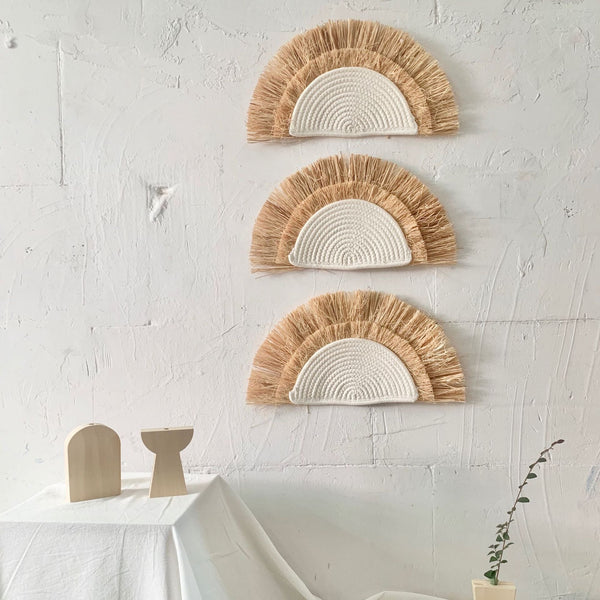 Vintage Sun Straw Wall Art