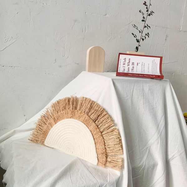 Vintage Sun Straw Wall Art