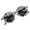 UV400 Kids Round Sunglasses for Ages 1 to 5 with Vintage Frames