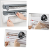 All-In-One Wall Mounted Kitchen Organizer For Paper Towels Foil And Wrap
