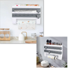 All-In-One Wall Mounted Kitchen Organizer For Paper Towels Foil And Wrap