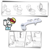 Eco Friendly Bidet Attachment With Adjustable Spray For Cleanliness