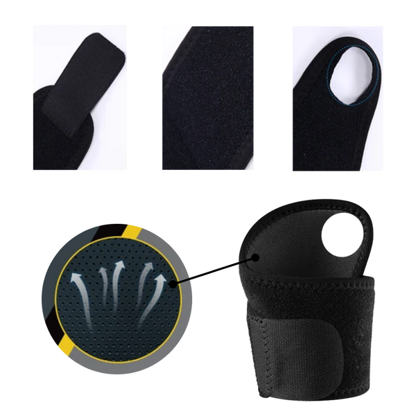 Breathable Wrist Wrap For Pain Relief One Size Fits All Premium