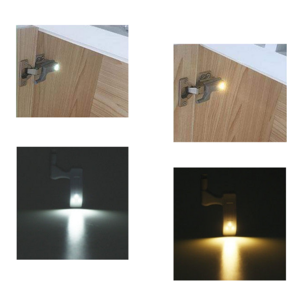 Wireless Hinge LED Cabinet Lights Pack Of Ten Easy Install Energy Saving