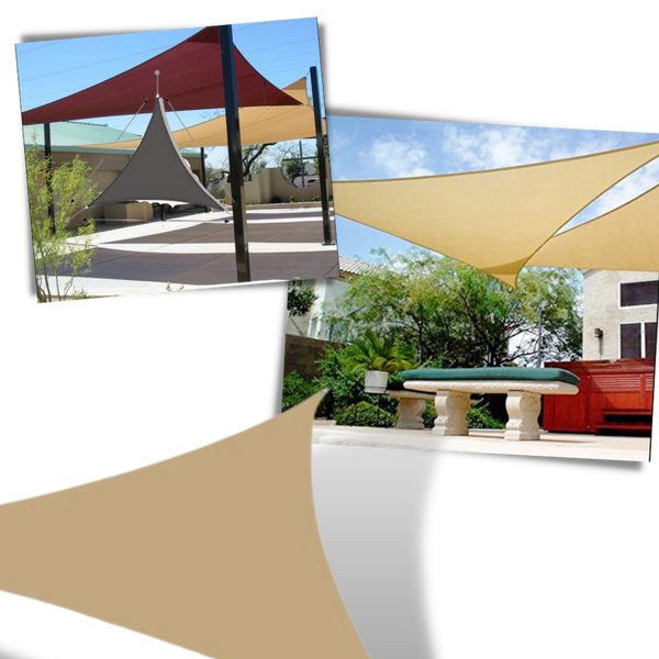 Premium Waterproof Triangle Shade Sail For Outdoor Patios