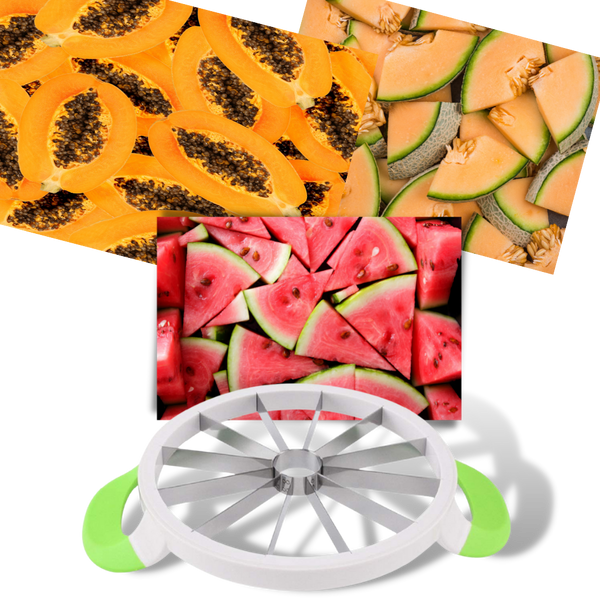 Watermelon And Fruit Slicer With Non Slip Handles For Even Slices