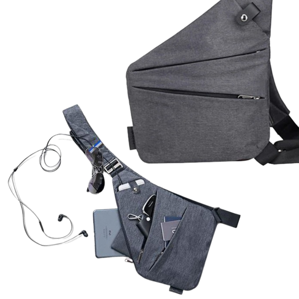 Waterproof Pocket Bag With Multiple Pockets And Adjustable Strap