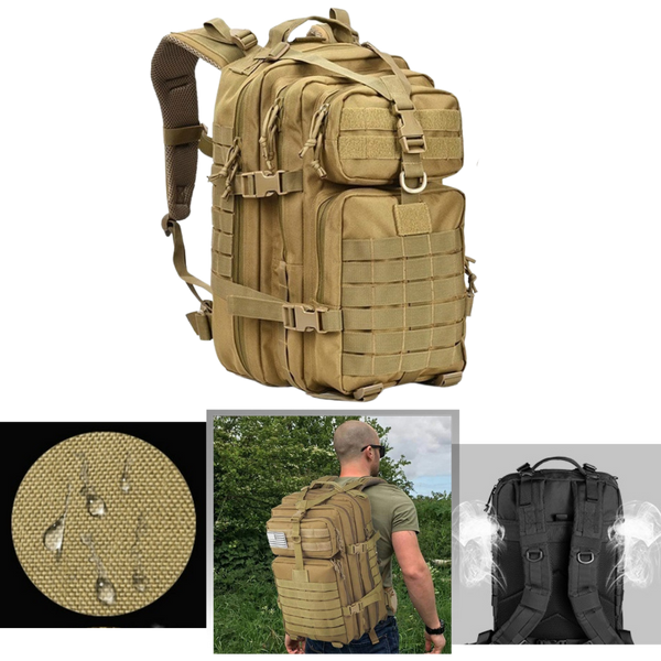 Premium 50L Waterproof Camp Backpack With Spacious Compartments