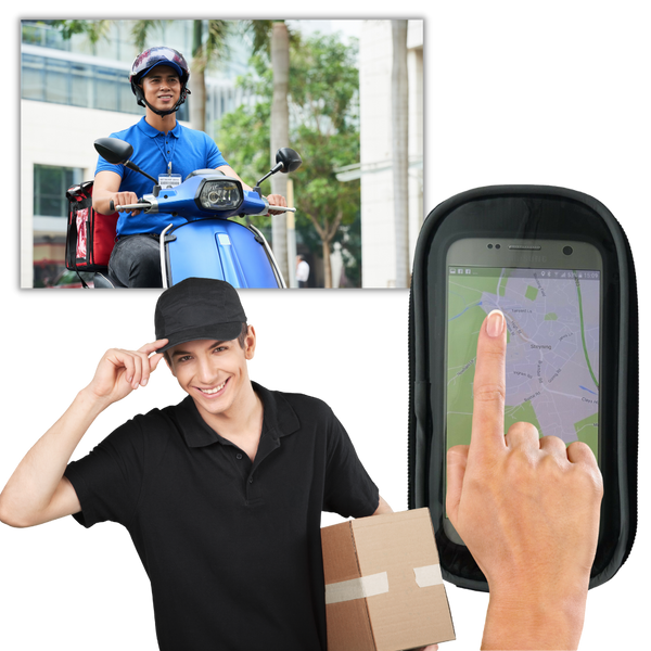Waterproof Bike Phone Bag With Touchscreen Access And Easy Mount