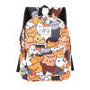 Chic Cat Inspired Daypack With Ample Room And Locking Zippers