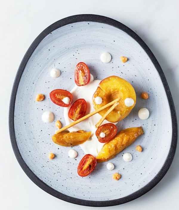 Whipped Pebble Bowl & Platter Set