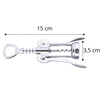 Premium Dual Function Wine Bottle Opener With Easy Grip Wing Design