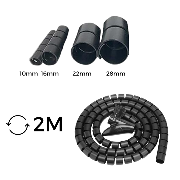 Premium Cable Management Sleeve for Data Wires and Cables