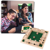 Wooden Dice Game for Learning Math and Family Fun Activities