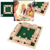 Wooden Dice Game for Learning Math and Family Fun Activities