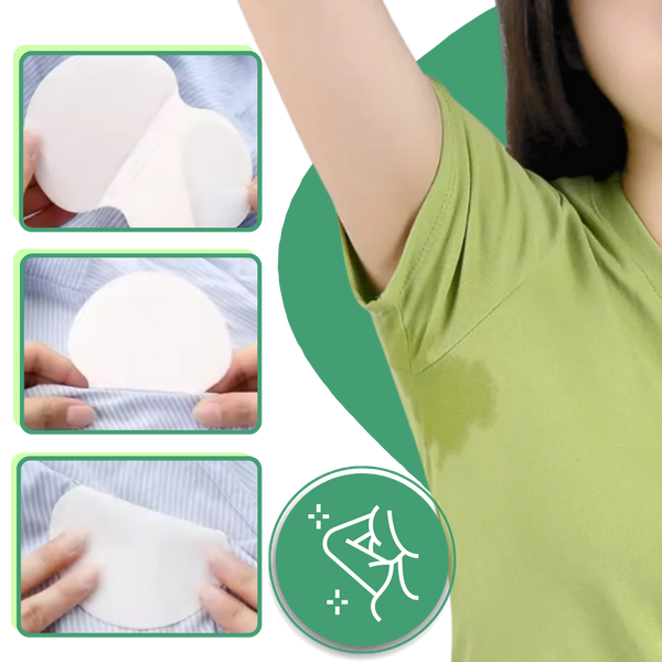 Ultra Thin Absorbent Armpit Sweat Pads for All Day Dry Comfort
