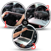 Versatile Steering Wheel Desk for Mobile Office and Dining