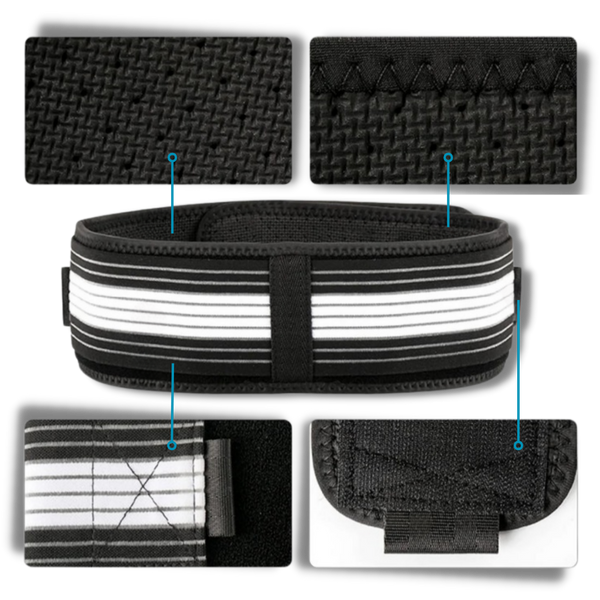 Adjustable Neoprene Back Support Belt For Pain Relief And Posture